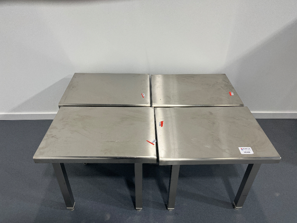 Image of Set of 4 Table Benches and Tables